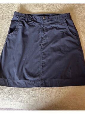 Eddie Bauer Gray A-Line Mini Skirt